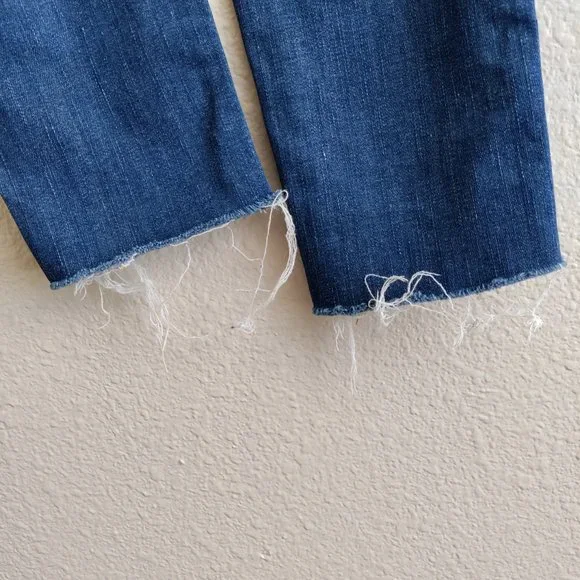 Madewell 9" High-Rise Skinny Jeans in Paloma Wash - Raw Hem Edition Size 25 - Picture 15 of 15